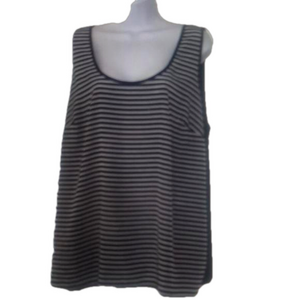 Lane Bryant Striped Tank Top Women Plus Sz 26/28